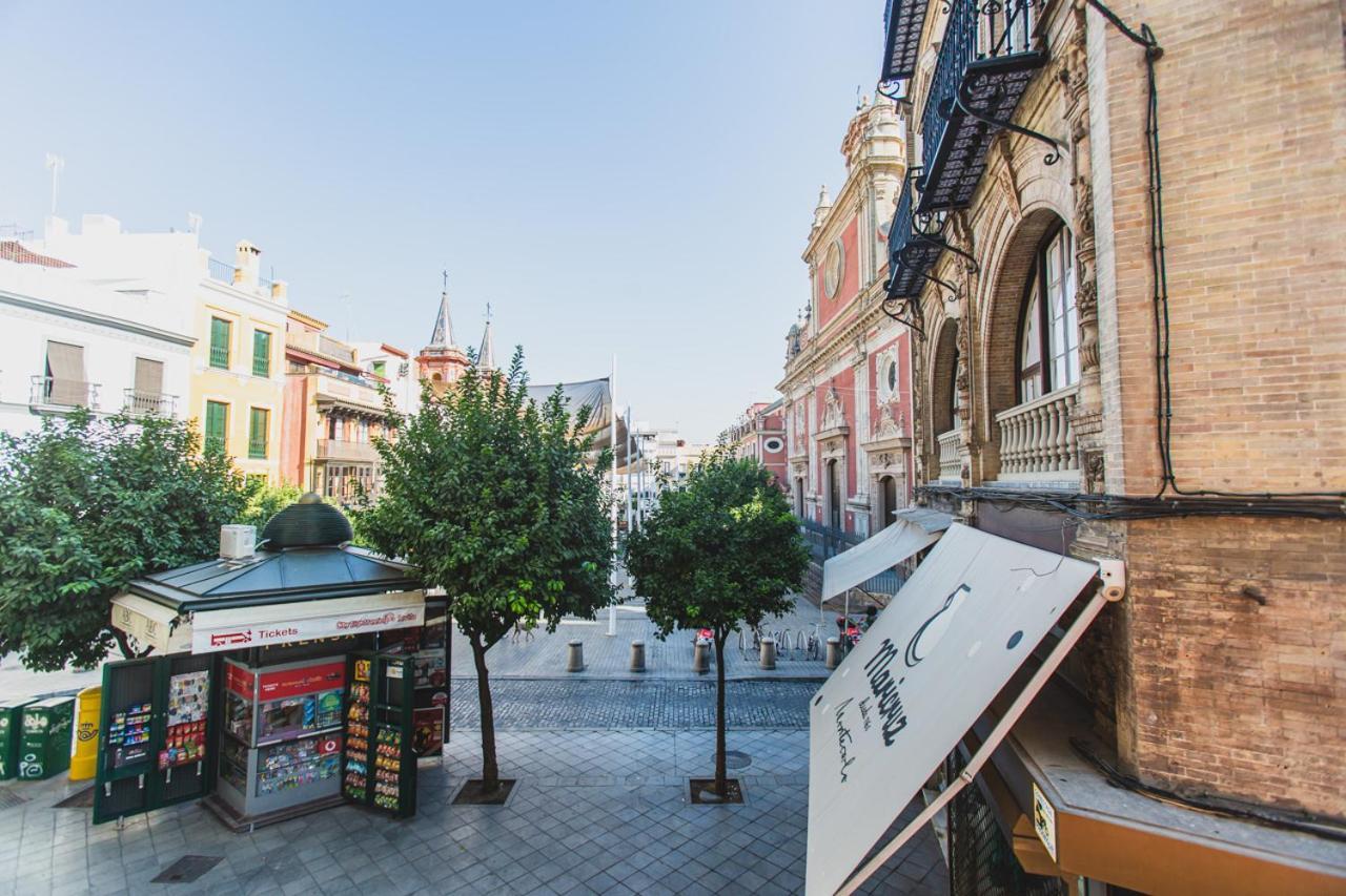דירות סביליה Casa Plaza Salvador מראה חיצוני תמונה